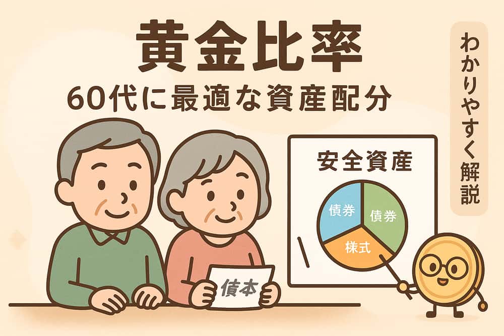 60代に最適な資産配分の黄金比率