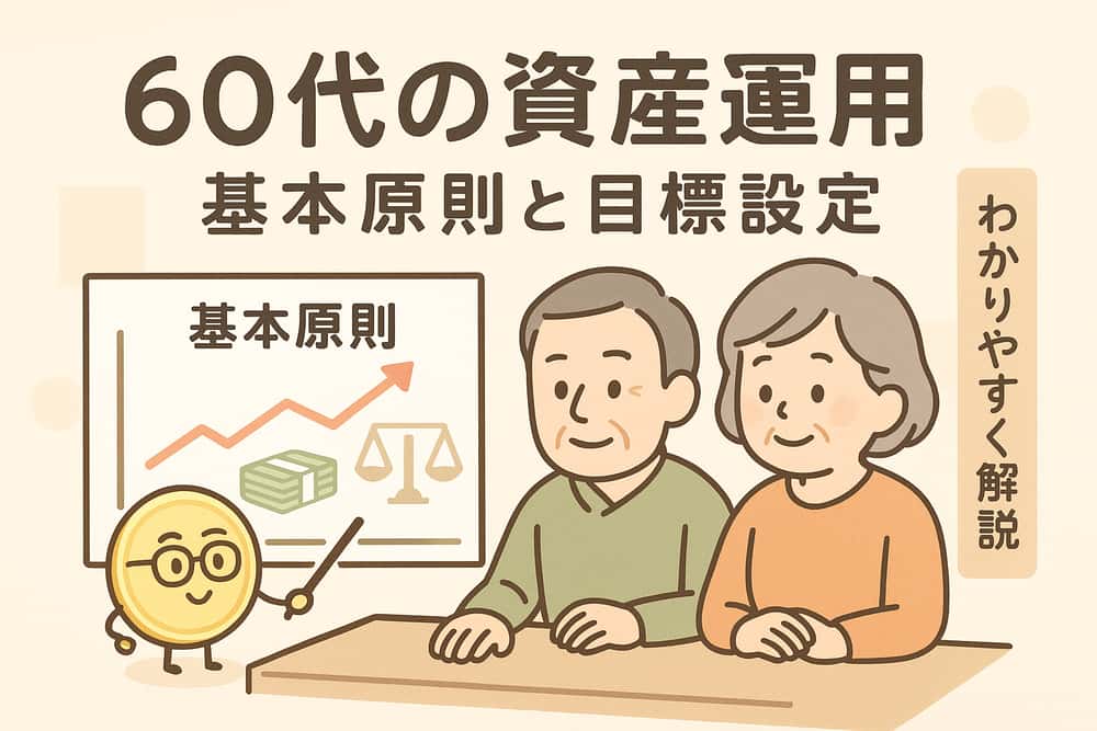 60代資産運用の基本原則と現実的な目標設定