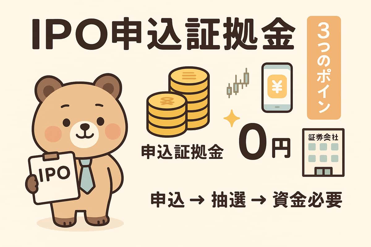 IPO申込証拠金とは？仕組みと前受金不要証券会社の活用法完全ガイド