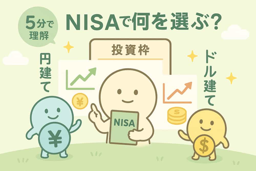 NISA制度での円建て・ドル建て商品の選び方