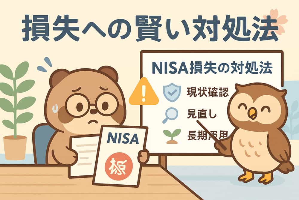 NISA口座で損失が出た場合の賢い対処法