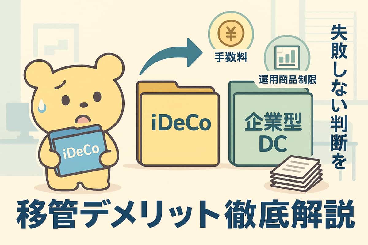 iDeCoから企業型確定拠出年金への移管デメリットを徹底解説