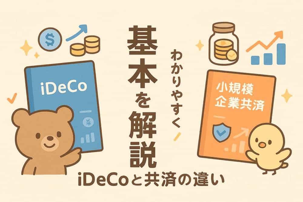 iDeCoと小規模企業共済の基本的な仕組みと違い