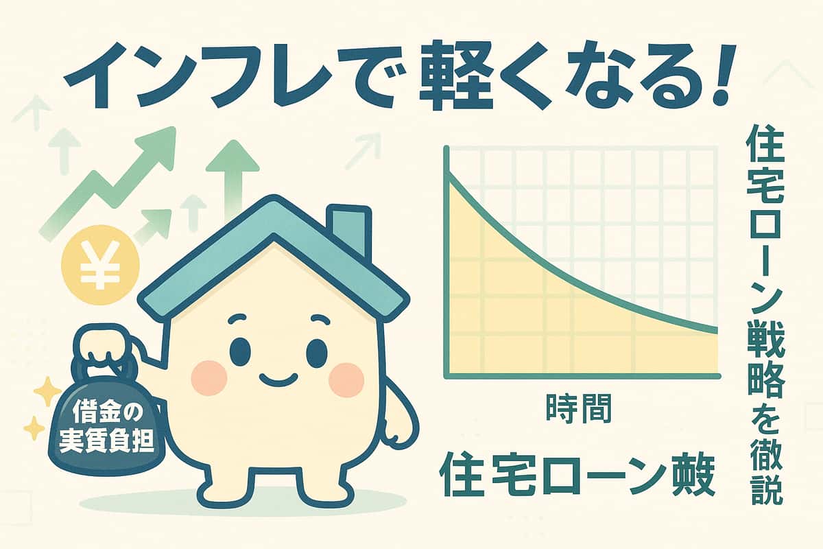 インフレで借金の実質負担が減る仕組みと住宅ローン戦略完全ガイド