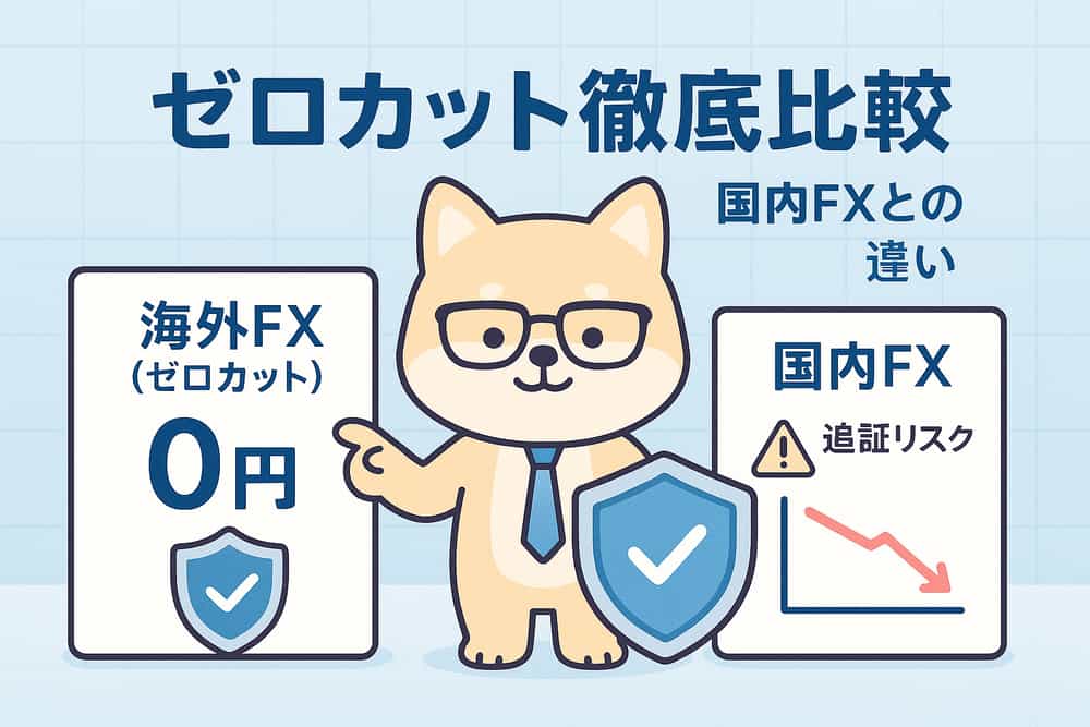 ゼロカットシステムと国内FXとの決定的な違い