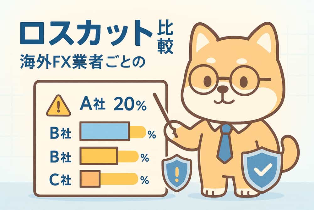 主要海外FX業者のロスカット条件徹底比較