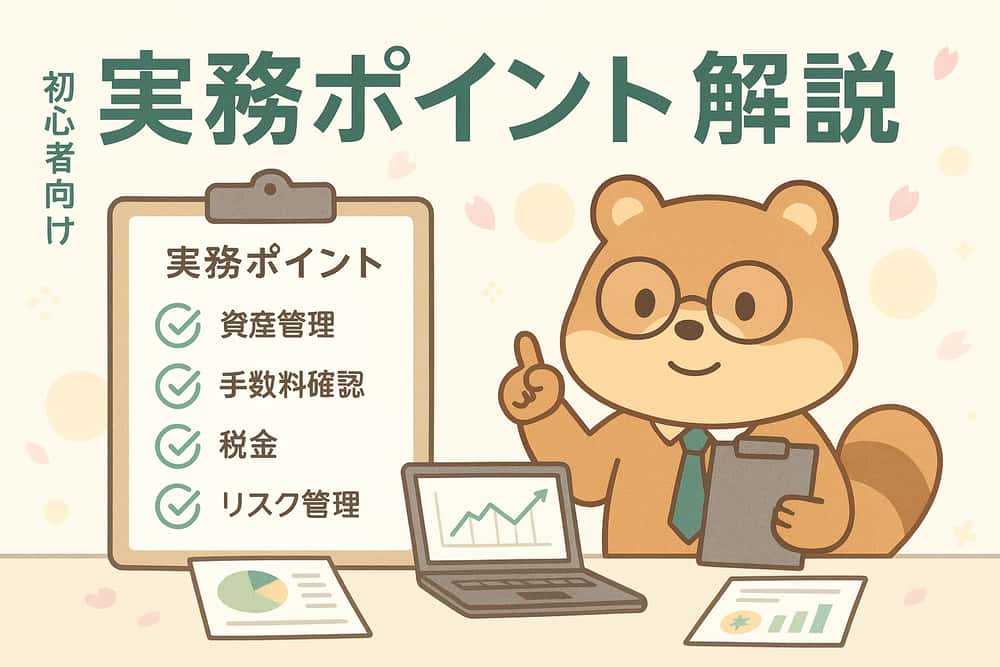 個人投資家が知っておくべき実務ポイント
