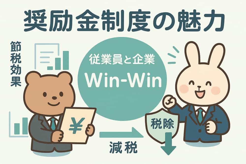 奨励金制度による従業員メリットと企業の税制優遇