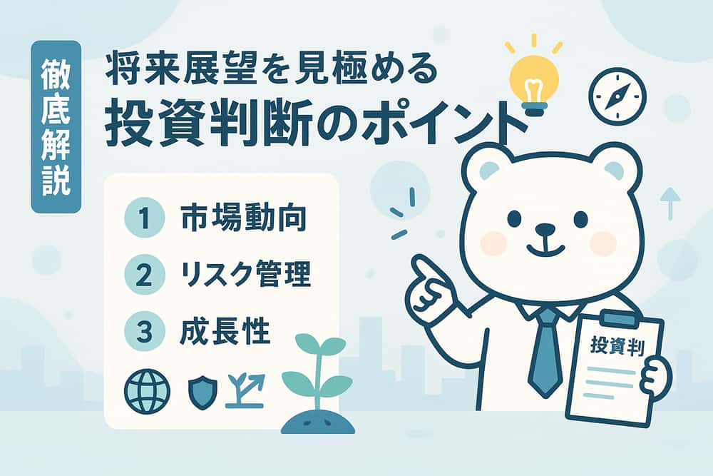 将来展望と投資判断のポイント