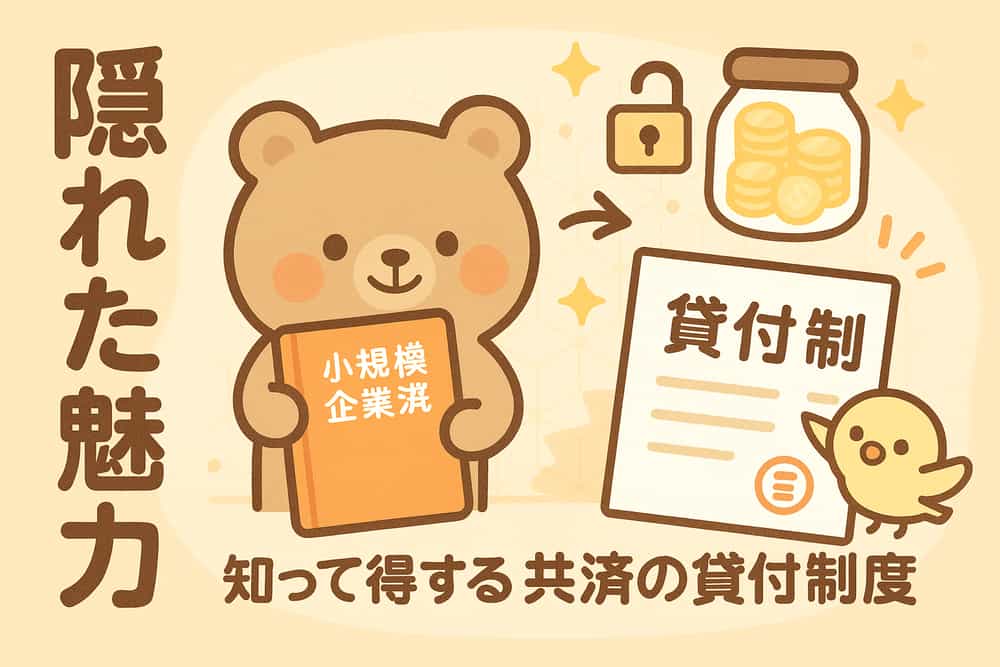 小規模企業共済の貸付制度という隠れた魅力