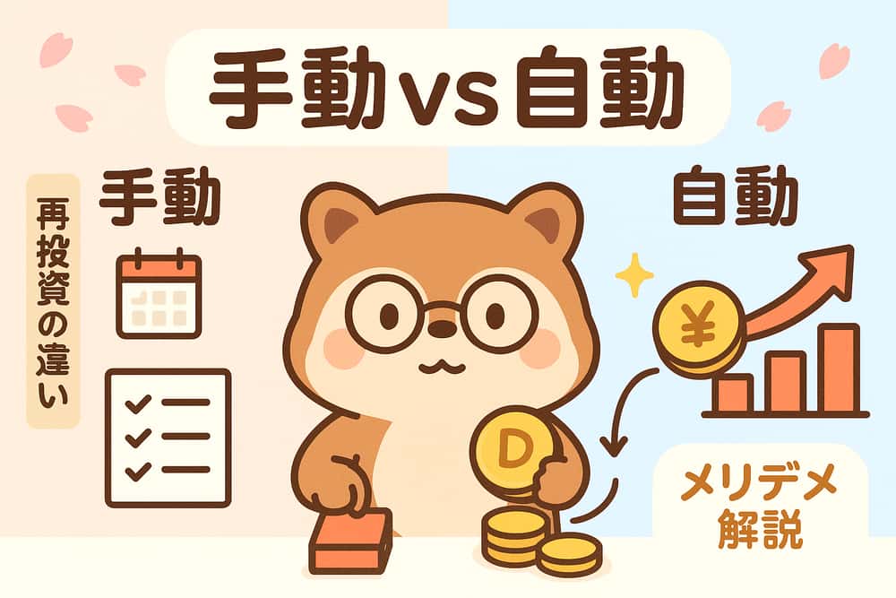 手動再投資vs自動再投資：それぞれのメリット・デメリット