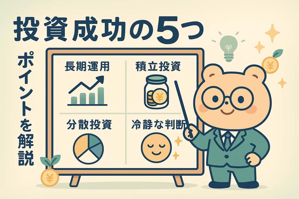 投資を成功に導く5つの重要ポイント