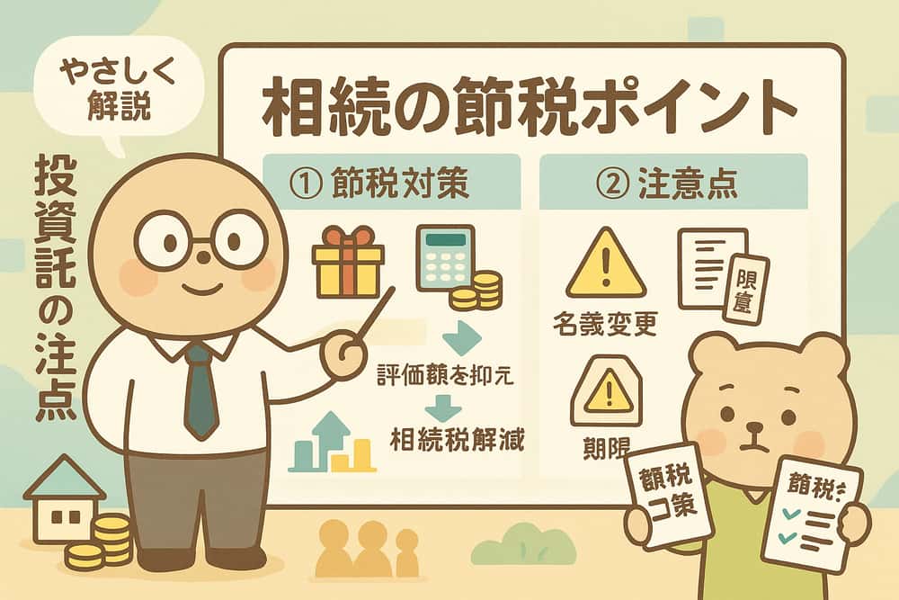 投資信託相続における節税対策と注意点