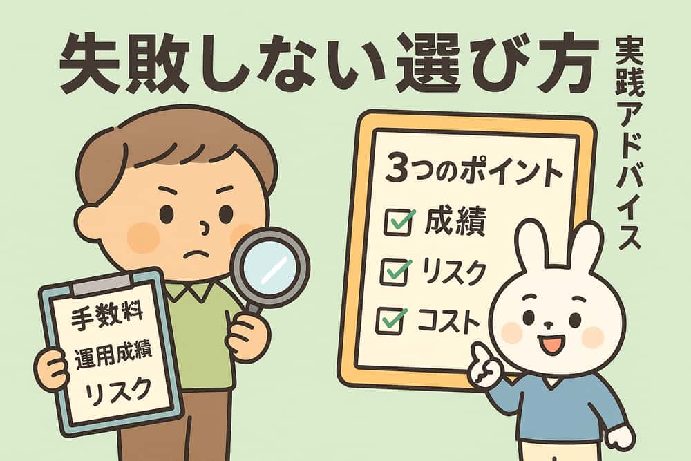 投資信託選びで失敗しないための実践的アドバイス