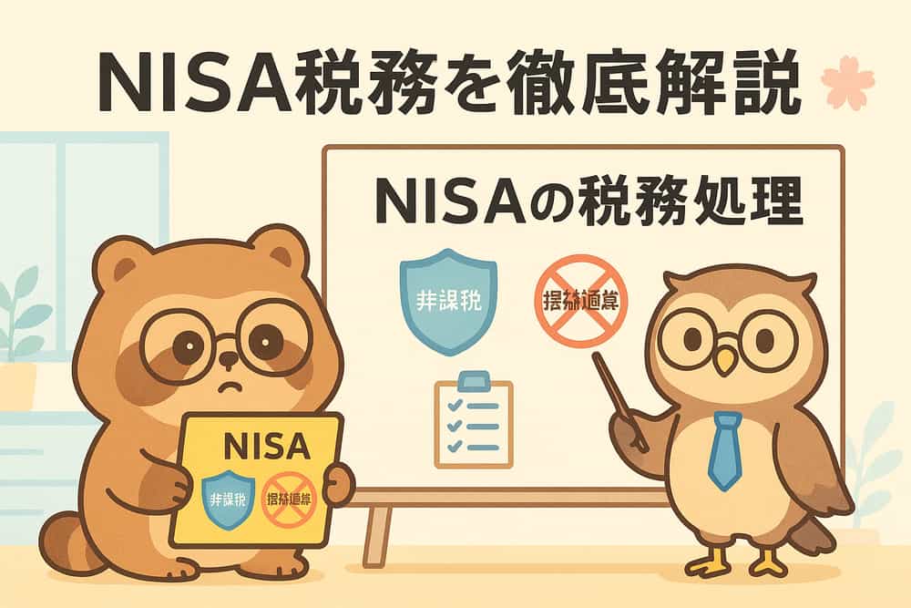 損益通算ができないNISA口座の具体的な税務処理