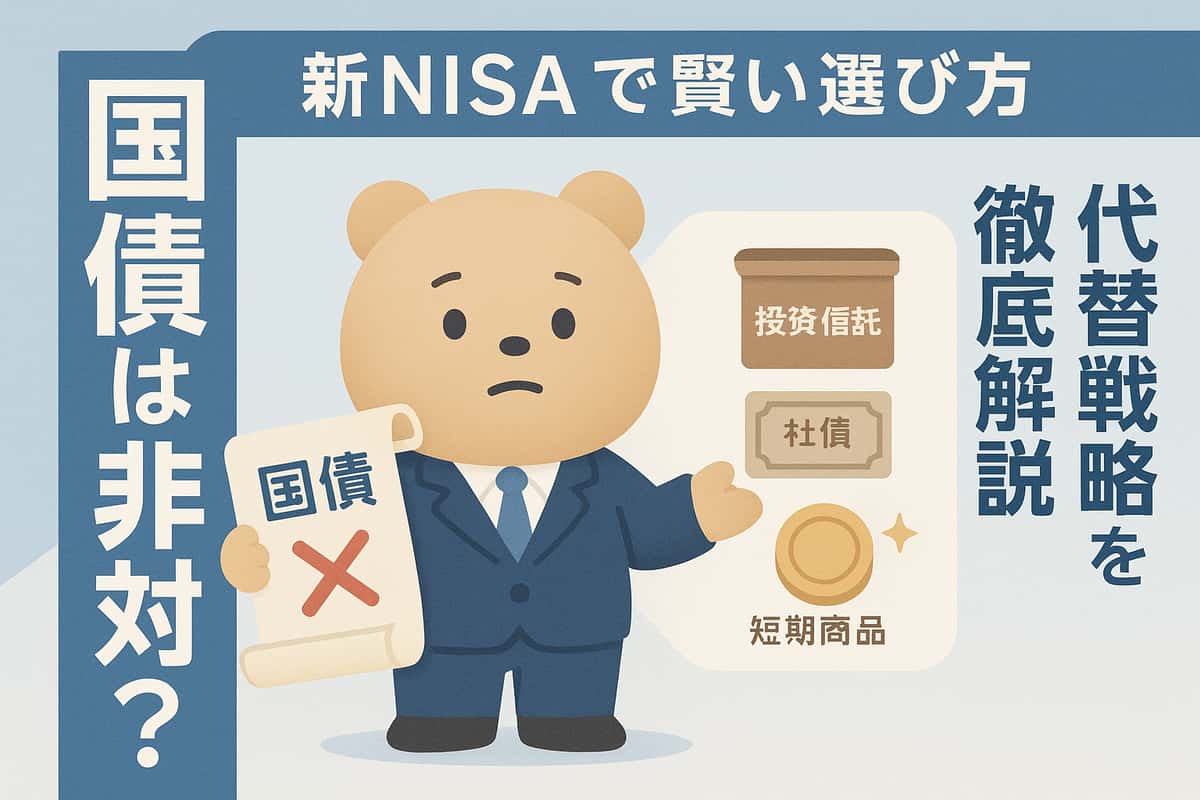 新NISAで国債投資ができない理由と賢い代替戦略を徹底解説