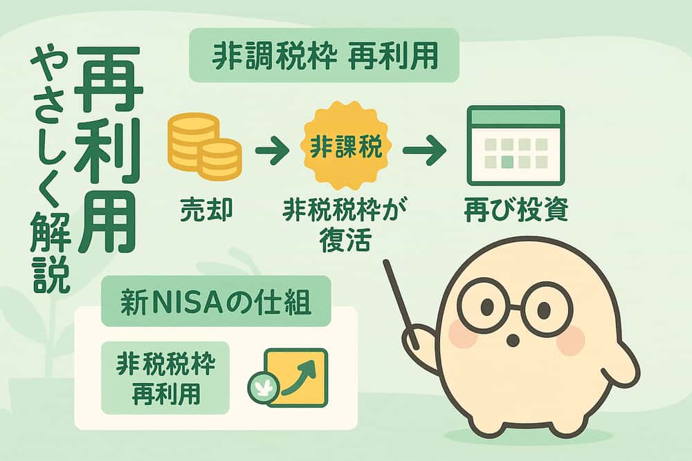 新NISAで実現した非課税枠の再利用システム