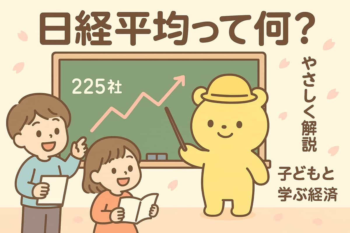 日経平均株価とは？子供たちと一緒に学ぶ楽しい経済のしくみ