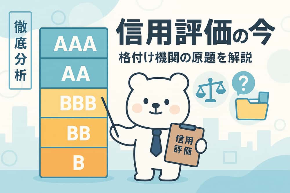 格付け機関による信用評価の現状と課題