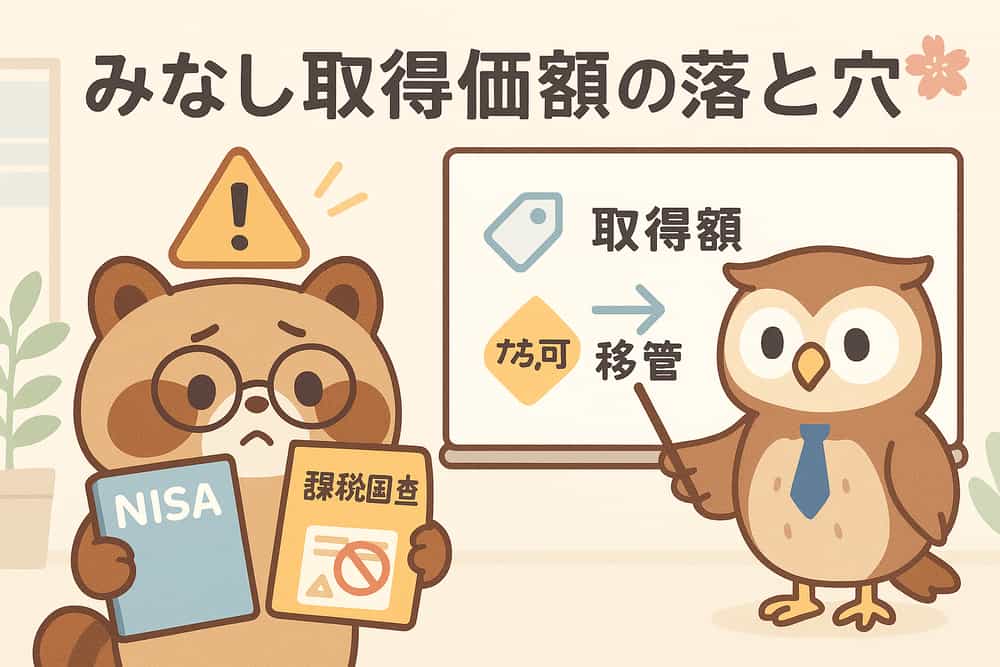 課税口座への移管時に潜む「みなし取得価額」の落とし穴