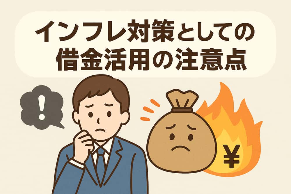 インフレ対策としての借金活用の注意点