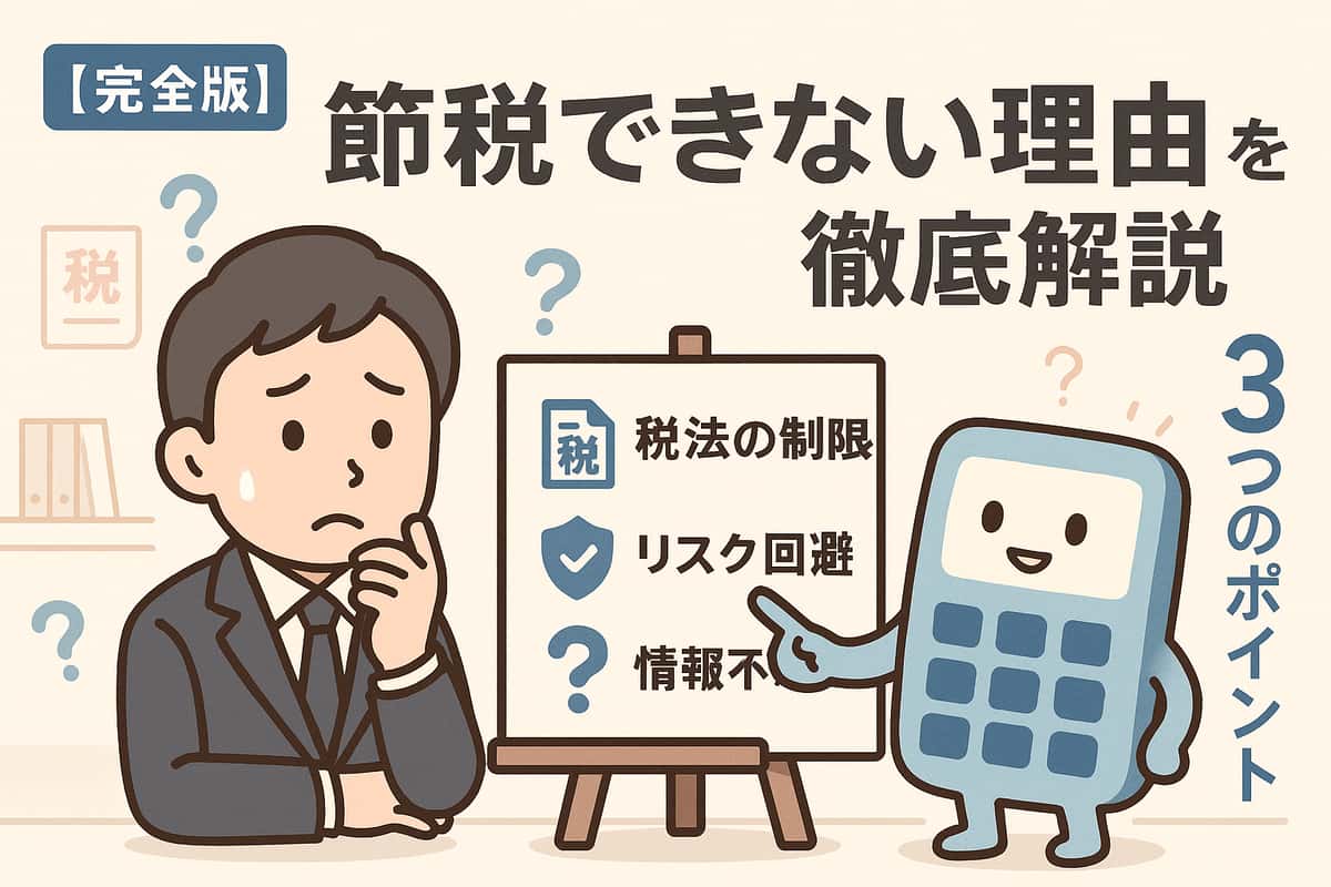税理士が節税してくれない理由と対処法を徹底解説