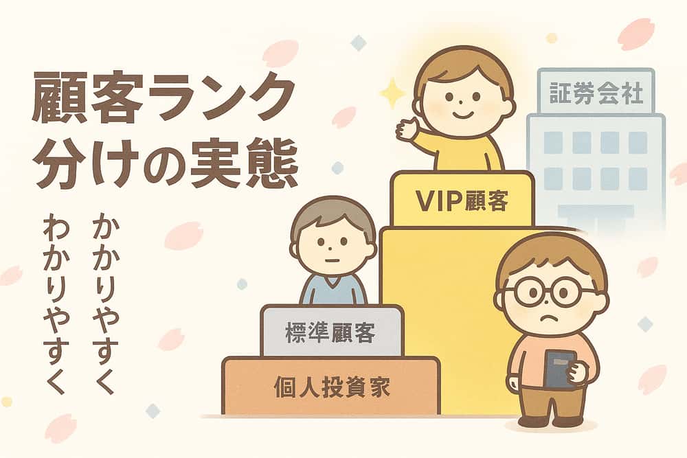証券会社の顧客ランク分けの実態