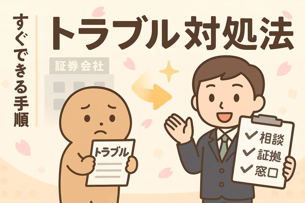 証券会社トラブルへの対処法