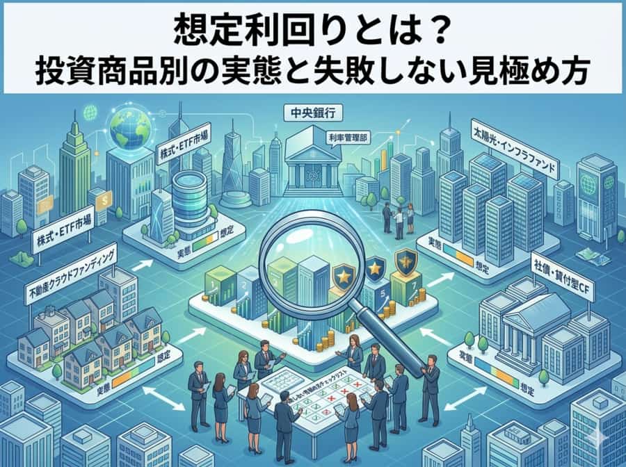 想定利回りとは？投資商品別の実態と失敗しない見極め方