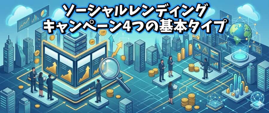 ソーシャルレンディングのキャンペーン4つの基本タイプ