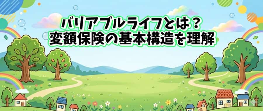 バリアブルライフとは？変額保険の基本構造を理解する