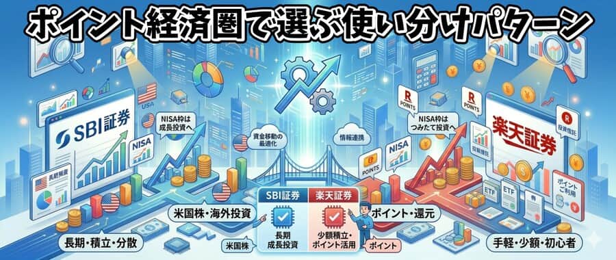 ポイント経済圏で選ぶ使い分けパターン