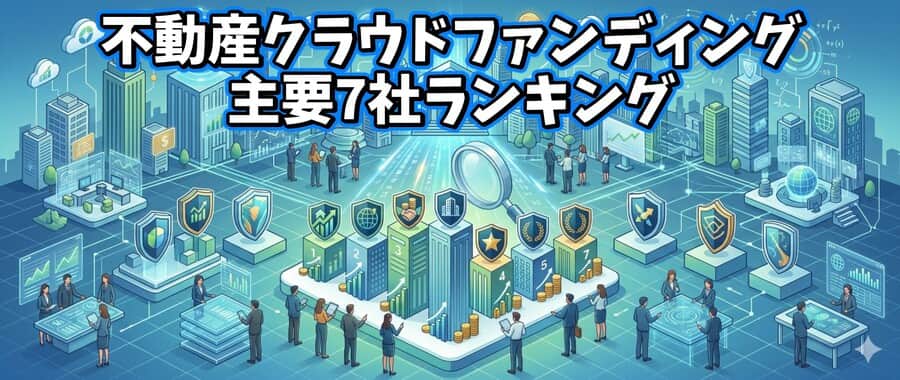 不動産クラウドファンディング主要7社ランキング