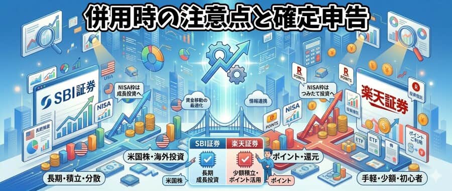 併用時の注意点と確定申告