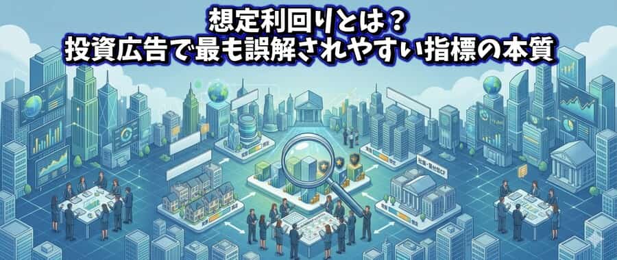 想定利回りとは？投資広告で最も誤解されやすい指標の本質