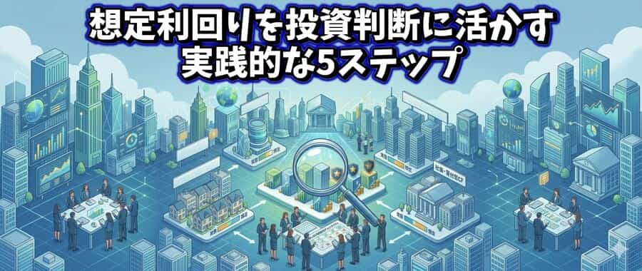 想定利回りを投資判断に活かす実践的な5ステップ