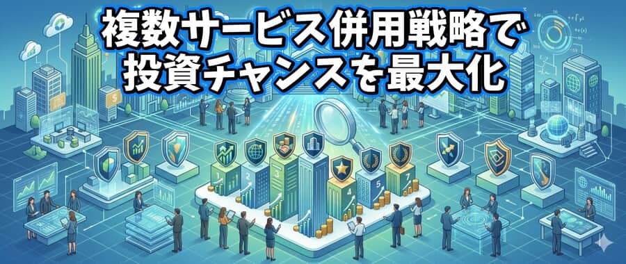 複数サービス併用戦略で投資チャンスを最大化