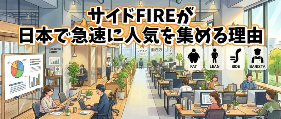 サイドFIREが日本で急速に人気を集める理由