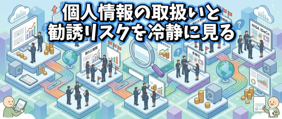 個人情報の取扱いと勧誘リスクを冷静に見る