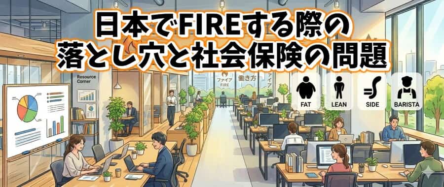 日本でFIREする際の落とし穴と社会保険の問題
